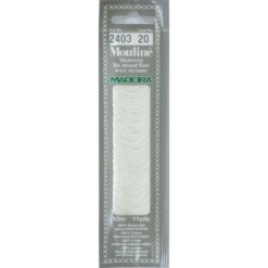 Borduurgaren Madeira Mouline wit 2403 (DMC-)