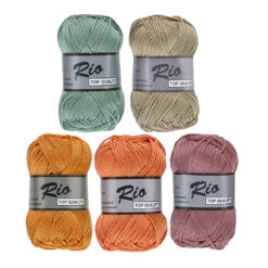 Kleurencombinatie Rio zachte herfst kleuren - 5 bollen