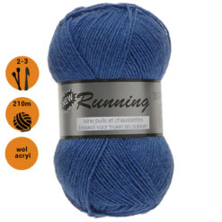 New Running uni blauw 039 sokken garen