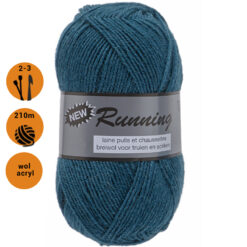New Running uni petrol blauw 456 sokken garen