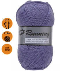 New Running uni lila 722 sokken garen
