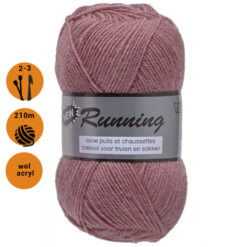 New Running uni oud roze 730 sokken garen