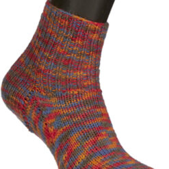New Running 4 multi rood oranje 909 sokken voorbeeld