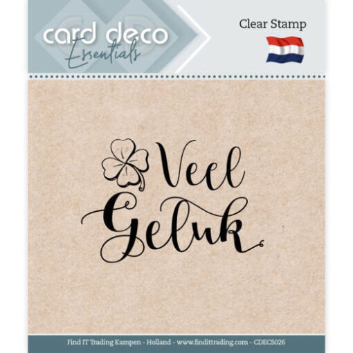 card- deco-clear-stamp-veel-geluk-cdecs026