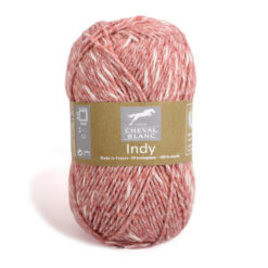 Indy flanelle roze 058 - gerecycled garen