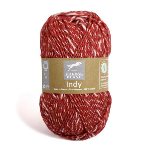 Indy rood 114 - gerecycled garen