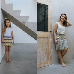 volwassen en Kinderformaat kinderrok