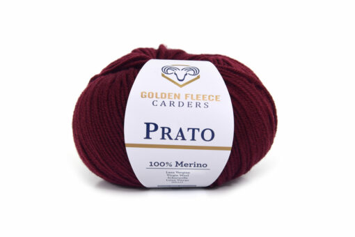 Prato cranberry red - merino wol donker rood (819)