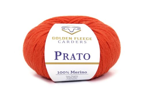 Prato grapefruit orange - merino wol oranje rood (816)