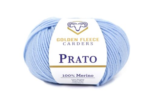 Prato aqua blue - merino wol blauw (810)