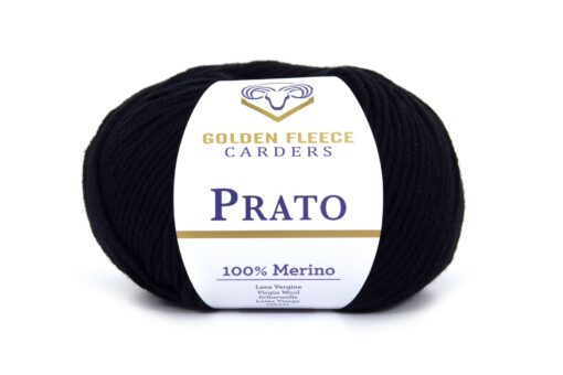 Prato fateful black - merino wol black (824)