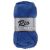 Lammy yarns Rio royal blauw 837 katoen garen