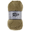 Lammy yarns Rio groen bruin 861 katoen garen