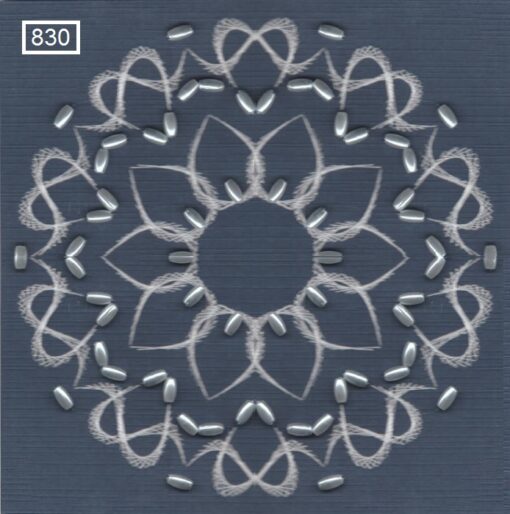 laura's design patroon voorbeeld borduurpatroon mandala 2 - 830