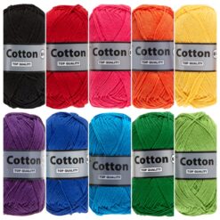 cotton eight regenboog kleuren katoengaren kleurencombinatie