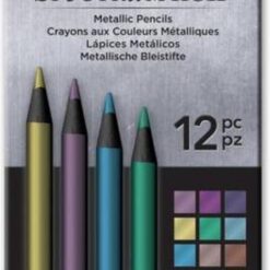Spectrum noir metallic pencils - metalic gekleurde potloden 12 stuks