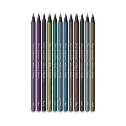 Spectrum noir metallic pencils - metalic gekleurde potloden 12 stuks
