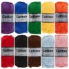 Kleurencombinatie Cotton eight pride regenboog kleuren katoengaren