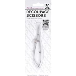 Pincetschaar 110 mm krom fijn decorpage scissors