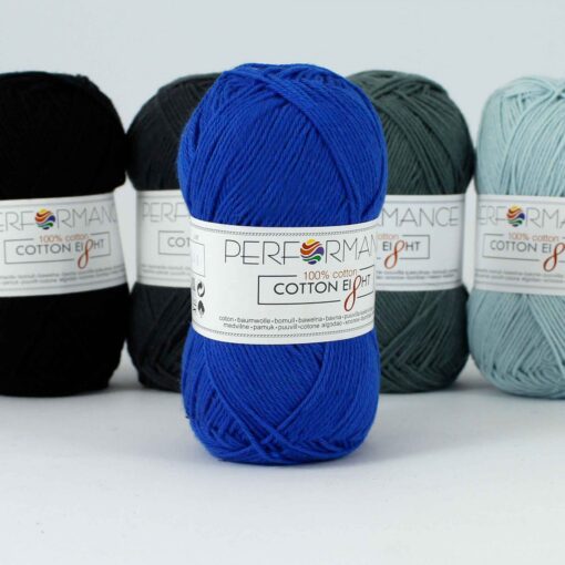 Cotton eight helder blauw 1270 - katoengaren