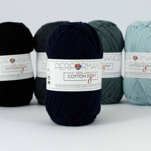 Cotton eight donker blauw 1280 - katoengaren