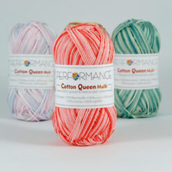 Cotton queen multi zalm 10403 - katoengaren sfeerfoto