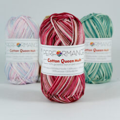 Cotton queen multi roze bruin 9074 - katoengaren sfeerfoto