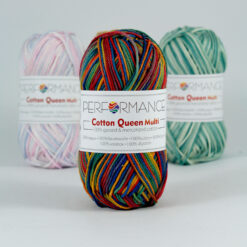 Cotton queen multi warm regenboog 9158 - katoengaren sfeerfoto