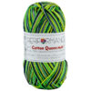 Cotton queen multi groen grijs 9535 - katoengaren