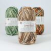 Linen blend multi bruin (9109) - linnen en katoengaren