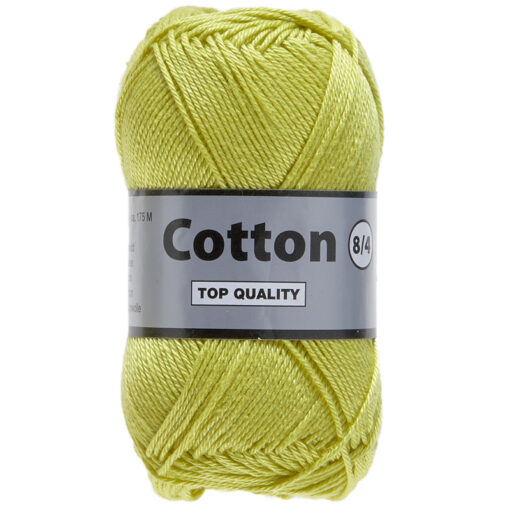Lammy yarns Cotton eight lime groen 071 katoengaren