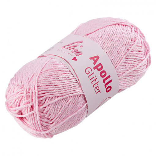 Apollo glitter roze 2706 - katoengaren