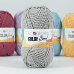 Color fluid licht grijs (3004) - acryl en katoengaren