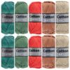 Kleurencombinatie Cotton eight herfst bos kleuren