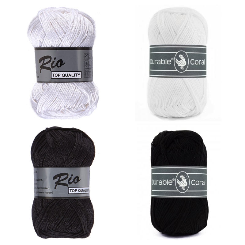 rio en durable wit en zwart