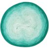 Creative Cotton degrade lucky 8 turquoise - groen ton sur ton verloopbol