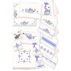 Borduur telpatroon Lavendel de Provence (080) - Lindner's kruissteek - Afbeelding 3