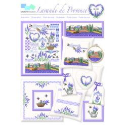 Borduur telpatroon Lavendel de Provence (080) - Lindner's kruissteek - Afbeelding 2