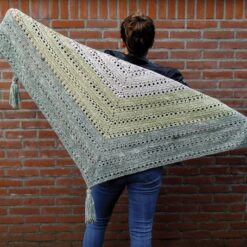 Haakpatroon Green faded sjaal - gemaakt met Durable Cosy Fine Faded - Afbeelding 4