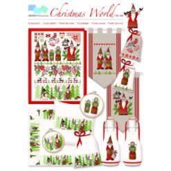 Borduur telpatroon Chrismas world 058 - Lindner's kruissteek