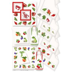 Borduur telpatroon Bon Appétit(077) - Lindner's kruissteek - Afbeelding 3