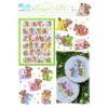 Borduur telpatroon teddy abc 142 - Lindner's kruissteek