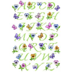 Borduur telpatroon Lente ABC (054) - Lindner's kruissteek - Afbeelding 2