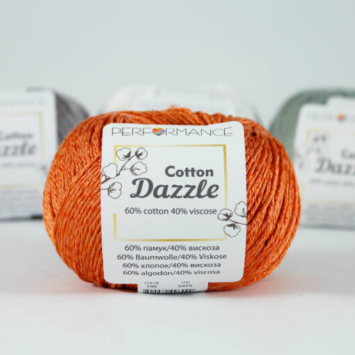 Cotton Dazzle oranje bruin (199) - katoen en viscose