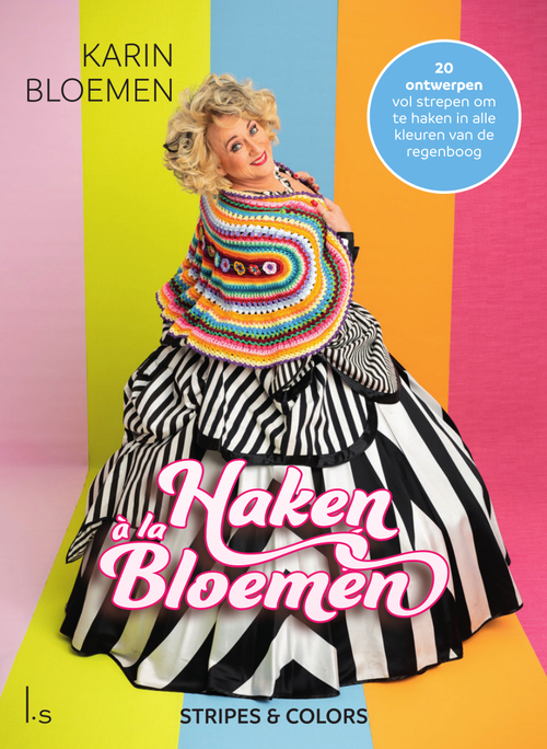 Haakboek Stripes en colors Haken al la bloemen van Karin Bloemen