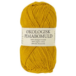 Okologisk Pimabomuld Karrygul (3706) - oker geel katoengaren
