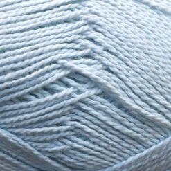 Okologisk Pimabomuld Skyblå (3732) - lucht blauw katoengaren detail