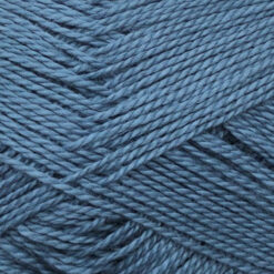 Okologisk Pimabomuld Midnagtsblå (3736) - middernacht blauw katoengaren detail