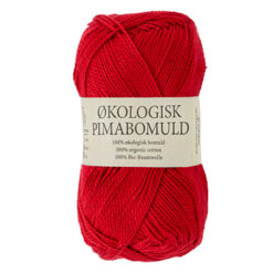 Okologisk Pimabomuld Rød (3730) - rood katoengaren
