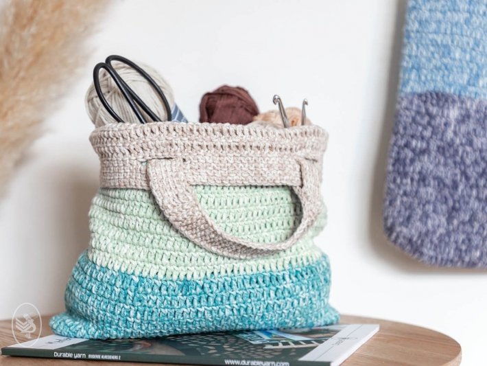 faded-tas gehaakte tas durable yarn 1